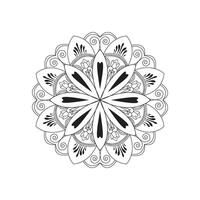 Beautiful Mandala Art with Minimal Design for Meditation and Relaxation vector