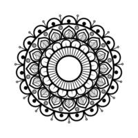 Mandala Doodle Art with Complex Patterns and Elegant Line Work vector