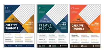 Service Advertisement Flyer with Modern Layout and Clean Typography vector