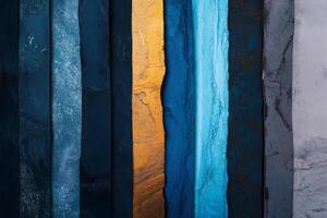 Intricate Patterns of Colored Stone in Varying Shades and Textures. photo