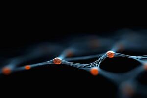 Exploring a groundbreaking biological processor crafted from living neurons in a futuristic laboratory setting photo