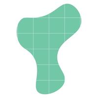 Abstract fluid shape element vector