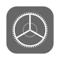 Mobile setting apps vector
