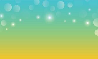 Abstract bokeh lights effect with green yellow background, bokeh background, illustration for graphic design illustration. vector