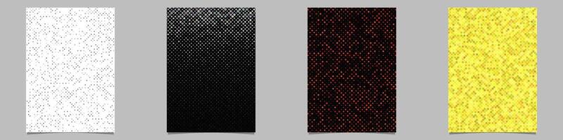 Abstract geometrical page background collection vector