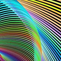 Colorful computer generated fractal background vector