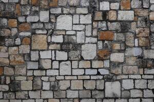 dirty stone wall texture photo