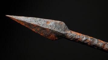 Rusty Ancient Arrowhead. A Glimpse into History photo