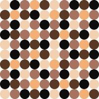 seamless retro polka dot pattern earthy beige tones, modern abstract geometric circles background fabric wallpaper, wrapping paper packaging and modern textile design vector