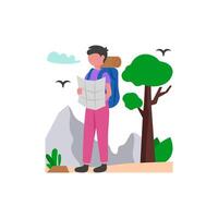 Finding the Way Art vector