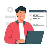 Visualizing Key Concepts in Programming A Comprehensive Illustration vector