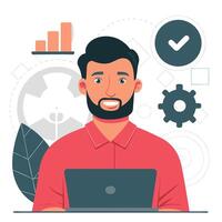 Concept Illustration of the Importance of Paying Attention vector