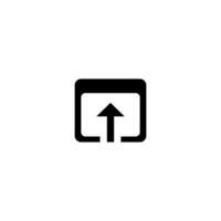 Upload icon design vector