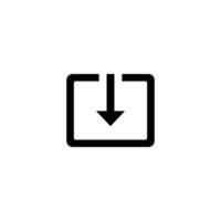 Save or download icon design vector