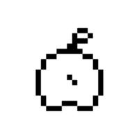 apple outline eat vector