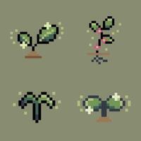 Tiny sprout retro art vector