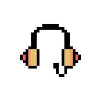 headphone retro device vector