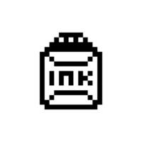 outline ink pixel vector