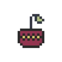 Soft petal pixel design vector