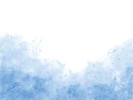 Blue Cloud Half Background with Soft Gradient Sky vector