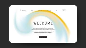 web page background with fluid gradient wave vector