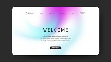 modern fluid gradient for website page vector