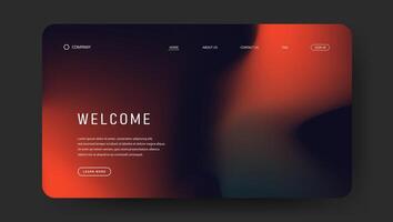 retro abstract gradient for landing web page vector