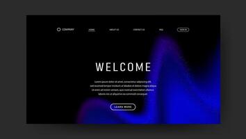 blue fluid gradient for web page design vector