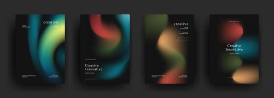 background poster banner template retro design vector