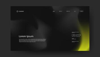 fluid gradient background for landing web page vector