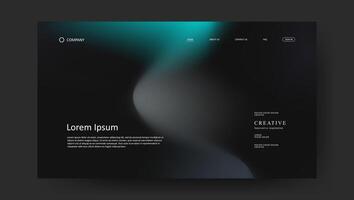 modern fluid gradient background for landing page vector