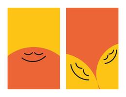 Design template cartoon sleep unique design vector