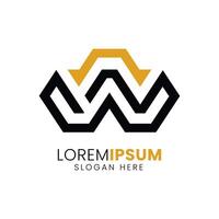 a logo for a company that is made up of a w and an arrow vector