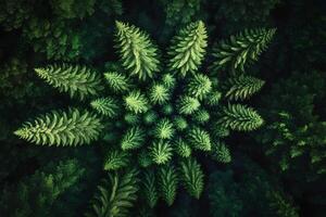 Vibrant abstract fractal art with intricate patterns and colors, perfect for creative designs, posters, t-shirt prints, and digital projects photo