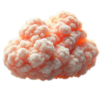 Dreamy ethereal fluffy surreal soft cotton like cloud png