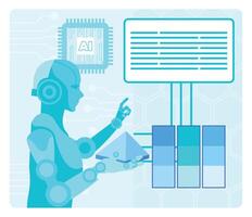 AI Enhanced Product Design and functionality. vector