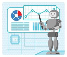 Predictive Insights abstract metaphor concept. vector