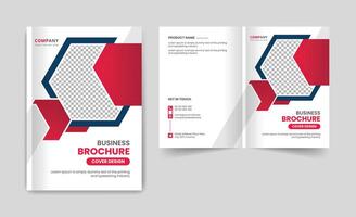 brochure cover design theme template. corporate abstract colorful creative and modern layout for multipurpose use vector