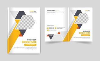 Annual report brochure flyer design template, Leaflet presentation, book cover, layout in A4 size vector