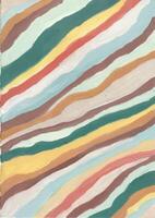 a painting with multicolored stripes on it vector