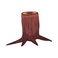 tree trunk illustration vector