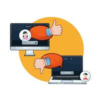 exchange message online vector