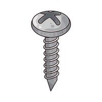 illustration of self tapping screw vector