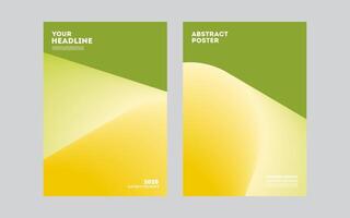 Abstract Cover Design with Colorful Geometric Shapes vector