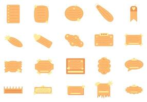 Hand Drawn Note Papper Icon Element vector
