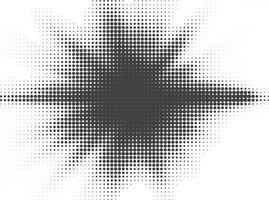 Dynamic Black White Pop Art Halftone Dots Background vector