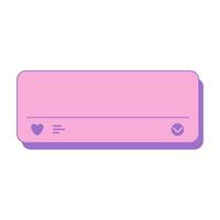 simple and colorful information board template, web board information vector