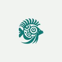 Ocean Ge Tropical Fish Logo vector