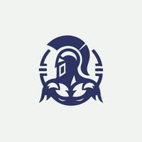 Blade Linear Spartan Collection Logo Design vector