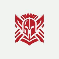 Forge Linear Spartan Collection Logo Design vector